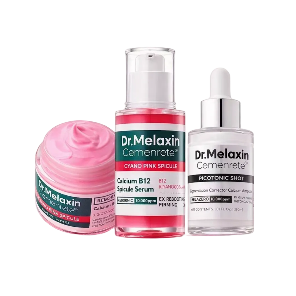 Korean Spicule Skincare Set – Dr. Melaxin Cemenret Trio