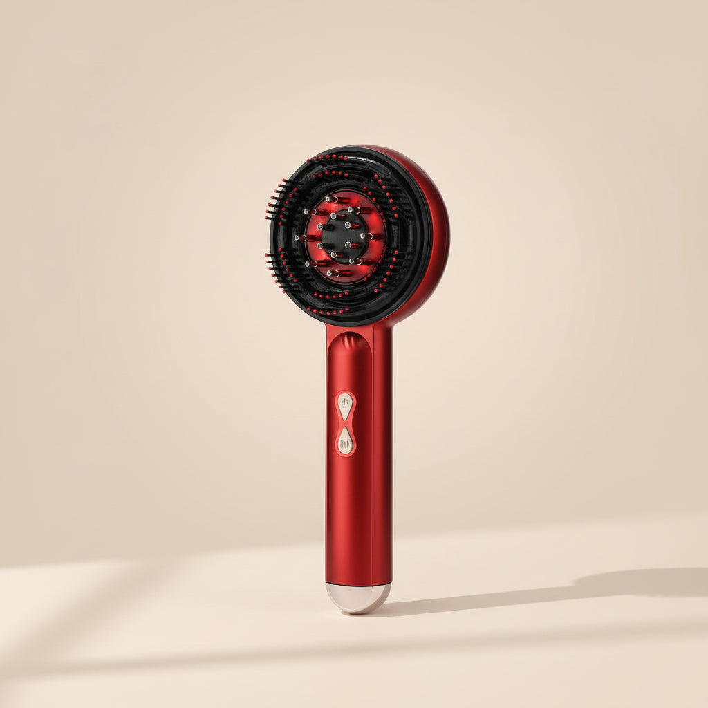 Electric Scalp Massage Comb with Red Light Therapy – Hailicare