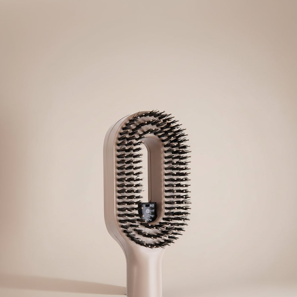 2-in-1 Spray Detangling Hair Brush with Scalp Massage